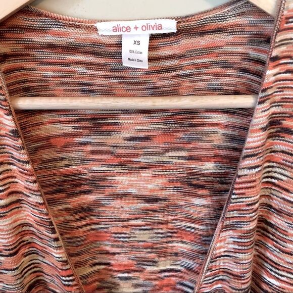 Alice + Olivia Space Dyed Midi Wrap Vest - Picture 7 of 8